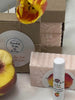 A BOX OF GOODIES. Peach Shea Butter Soap and matching Lip Balm. Details below.