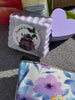 BEAUTIFUL GIFT SET. Perfume-Hydrating Mist. Burlap bag of soaps. Lilac Soap with sponge.