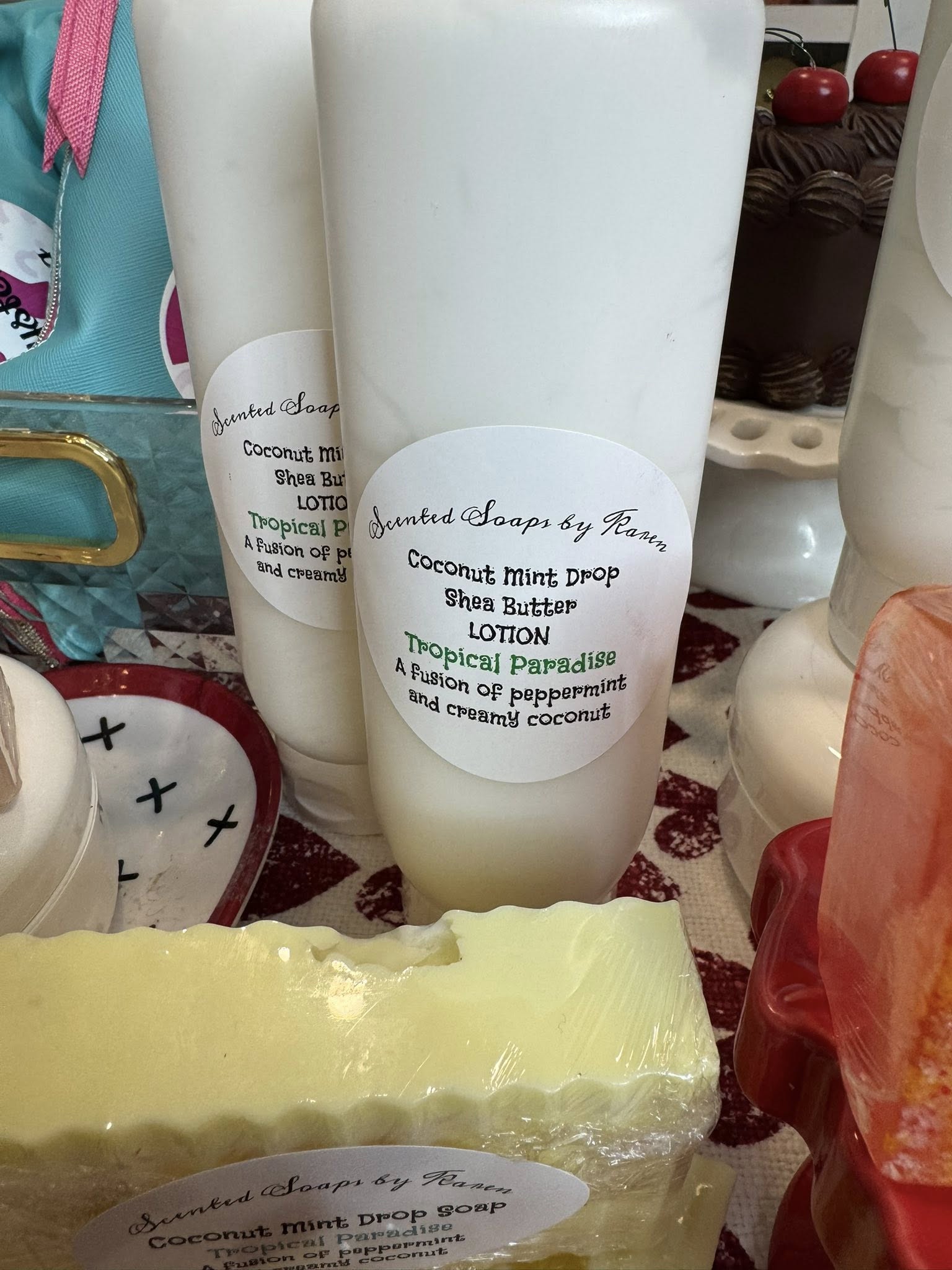 Coconut Mint Drop LOTION. Tropical Paradise. A fusion of creamy coconut and peppermint.