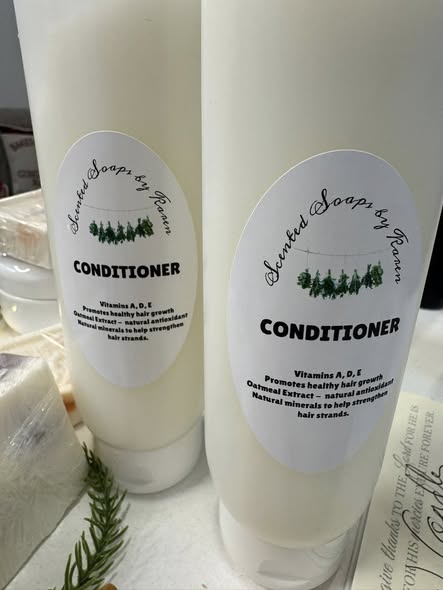 Conditioner. My NEW RECONSTRUCTIVE CONDITIONER for all hair types. Color treated. Vitamins A, D, E promotes healthy hair growth