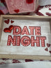 SALE. Valentine DATE NIGHT Tray with Goodies. 1. Vampire Kiss.  2.Pineapple and Orange Lip Balm 3. Peach Shea Butter Soap.