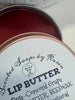 Rose- Concord Grape Lip Butter   Mango Butter, Beeswax 6 Additional Ingredients. Edible pigment.