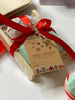 Mulberry Christmas Ornament. Shea Butter Soap. Two Guest Soaps. Melon and Cucumber. Cedar Soap Dish. Wrapped with beautiful ribbon.