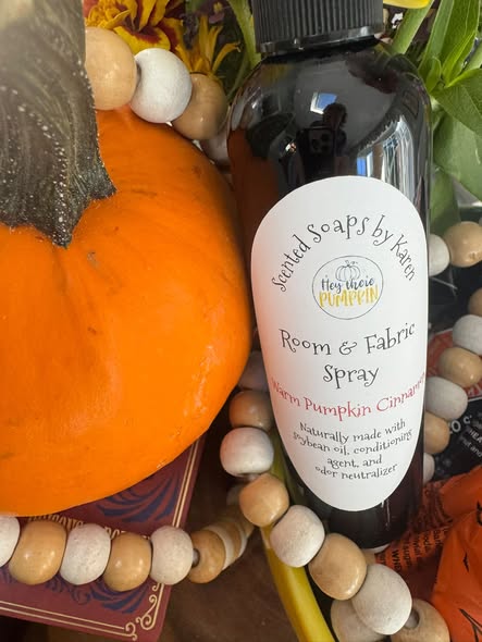 WARM PUMPKIN CINNAMON. Room and Fabric Spray. My new Neutralizer will remove unwanted odors.