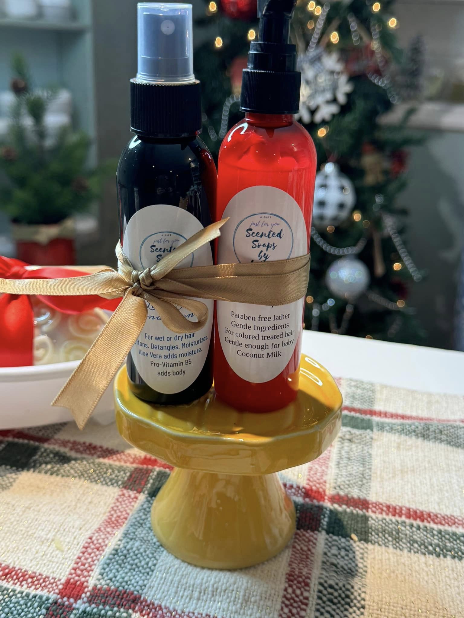 Shampoo and Leave in Conditioner and Detangler GIFT SET. A special from me to you. LIMITED QUANTITY.
