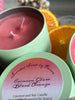 Crimson Glow Blood Orange Scented Soy and Coconut Candle.