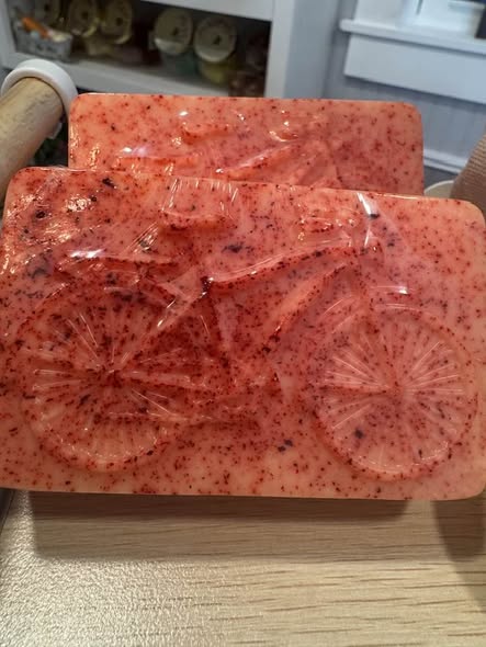 Natural Skin Care. Creamsicle Vanilla Springtime Bicycle. Shea Butter and Glycerin buttery soft soap for your face and body.