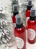 Fresh pine. Spice. Snowberries Room and Fabric Spray. Snowberries throw off a wintergreen scent.
