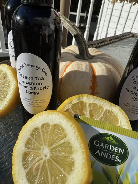 GREEN TEA AND LEMON.  Room and Fabric Spray