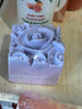 Grapefruit and Wild Concord Grape whipped floral soap. Made with Shea Butter and Glycerin.