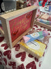 SOLD OUT of Hearts and Hughs. SALE. 50% OFF ALREADY LISTED BELOW. Valentine HEARTS & HUGS Tray with Goodies. 1. Grapefruit Soap. 2.Pineapple and Orange Lip Balm 3. Hot Buttered Rum Soap.