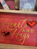 SOLD OUT of Hearts and Hughs. SALE. 50% OFF ALREADY LISTED BELOW. Valentine HEARTS & HUGS Tray with Goodies. 1. Grapefruit Soap. 2.Pineapple and Orange Lip Balm 3. Hot Buttered Rum Soap.