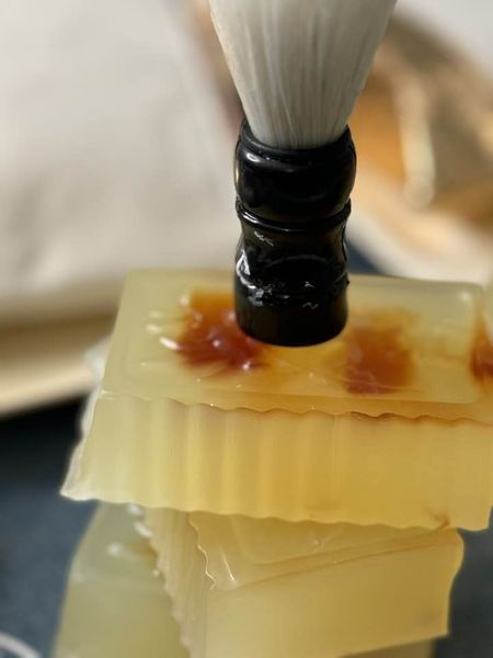 Tuscany Shaving Soap for Men. Sandalwood, spicy, woodsy. Definitely a luxury soap
