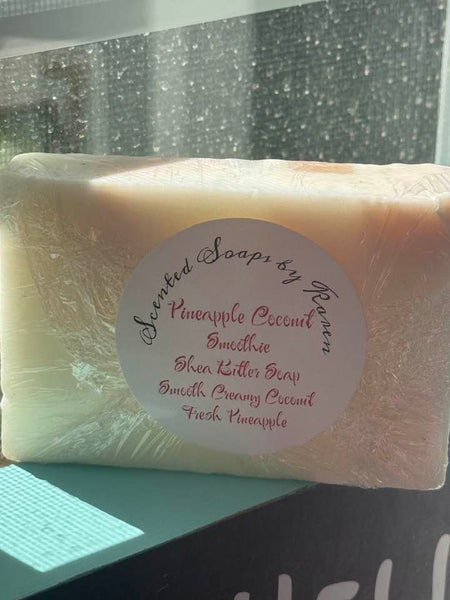 Pineapple Coconut Smoothie. Made with Coconut Milk Essential Oils. Coconut Milk Oil. Pineapple Essential Oils