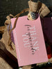 Strawberry and Pineapple Glycerin Soap. 4 per package. Tucked into a burlap bag with a peekaboo mesh center