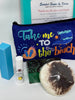 Summertime Soaps. Slipped into a zipped bag of your choice. Placed into a TIFFANY BLUE and brown box.