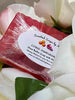 Citrus-Pomegranate Olive Oil, Shea Butter and Glycerin Soap filled with pomegranate seed oil and tangerine.