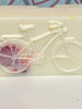 Natural Skin Care. Creamsicle Vanilla Springtime Bicycle. Shea Butter and Glycerin buttery soft soap for your face and body.
