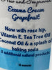 Eczema Cream 11 ounce bottles. All Natural with Grapefruit. No toxins, no parabens. Now with Rose Hip, Coconut Oil