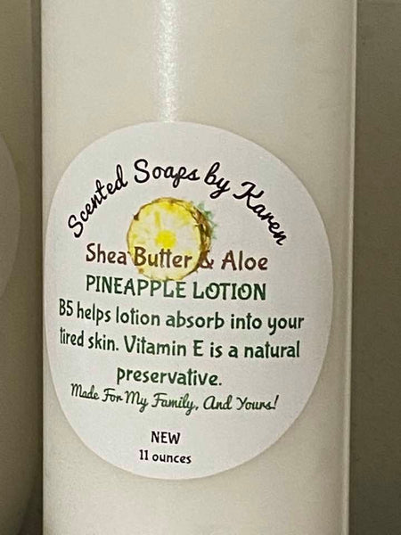 PINEAPPLE Cream. Brand NEW 11 ounces of Shea Butter & Aloe Vera.